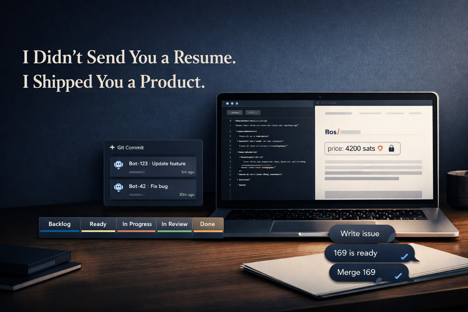 I Didn't Send You a Resume. I Shipped You a Product.